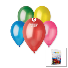 GM-110-82 METALİK - KARIŞIK BALON 11'' - 28CM - 100 PARÇA