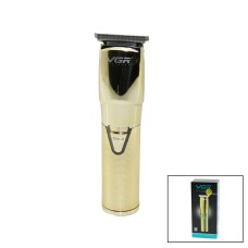 GOLD KROM KAPLAMA GÖVDE  SAÇ - SAKAL KESME TRAŞ MAKİNESİ  USB ŞARJLI V-903