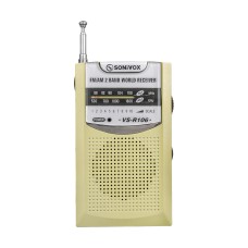 GOLD RENK CEP TİPİ ANALOG FM RADYO VS-R106