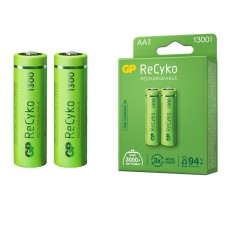 GP RECYKO 1300 MAH R6 AA ŞARJLI 2Lİ KALEM PİL GP130AAHCE-2EB2 (GPRHC132E000)