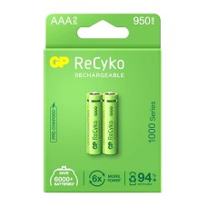 GP RECYKO 950 MAH R03 AAA ŞARJLI 2Lİ PİL GP100AAAHCE-2EB2 (GPRHC103E000)