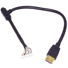HDMI ŞASE KABLOLU (MİNİ HDLER İÇİN KIRILAN UÇ)  16 PİNLİ