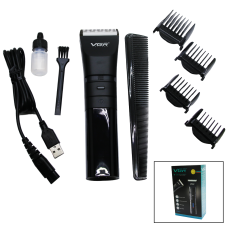 IPX7 SUYA DAYANIKLI 2 KADEMELİ TURBO - LED GÖSTERGE USB ŞARJLI SAÇ SAKAL KESME - TRAŞ MAKİNESİ  V-286