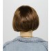 Kahve Renk Düz Kesim Küt Parti Peruğu Kısa Takma Saç Kahve Renk Düz Kesim Küt Parti Peruğu Kısa Takma Saç