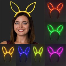 Karanlıkta Yanan Fosforlu Glow Taç 6 Renk 6 Adet