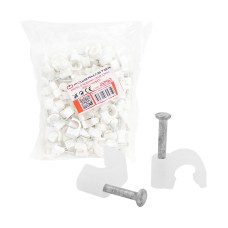 KROŞE 2 NUMARA ÇELİK ÇİVİLİ 6 MM (DATA - ANTEN KABLOLARI İÇİN) 100LÜ POŞET