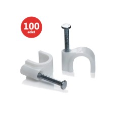 KROŞE 7 NUMARA ÇELİK ÇİVİLİ 16 MM (4*10 ANTİGRON KABLOLAR İÇİN) 100LÜ POŞET KARYA