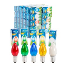 LEDON LD-1407R PARFÜM AMPUL RENKLİ 7W TEK E14 DUY (50LİK KUTU)