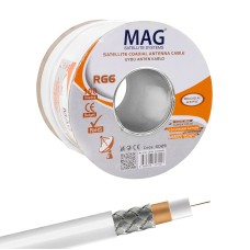 MAG RG6/U4 SAT1 BAKIR ANTEN KABLOSU (100 METRE)