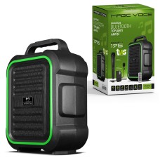 VHF EL+YAKA MİK USB*SD*BT-TAŞINABİLİR-SEYYAR ANFİ 175W