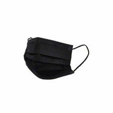 MEDİKAL 50PCS SİYAH CERRAHİ YÜZ MASKESİ