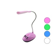 MİNİ   PİLLİ - YAYLI  LEDLİ MASA LAMBASI  3 X 1.5V AAA PİL