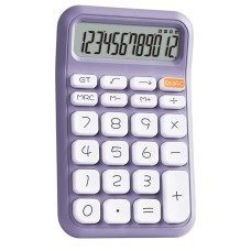 MOR 12 HANELİ HESAP MAKİNESİ