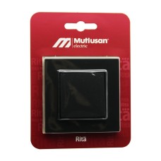 MUTLUSAN RİTA-2220 401 0284BBLİSTERLİ - KARTLI SİYAH - TEKLİ ANAHTAR VİDALI - ÇERÇEVELİ MUTLUSAN RİTA-2220 401 0284BBLİSTERLİ - KARTLI SİYAH - TEKLİ ANAHTAR VİDALI - ÇERÇEVELİ