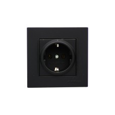 MUTLUSAN RİTA-2220 600 0284 POŞETLİ SİYAH - TOPRAKLI PRİZ ÇERÇEVELİ MUTLUSAN RİTA-2220 600 0284 POŞETLİ SİYAH - TOPRAKLI PRİZ ÇERÇEVELİ