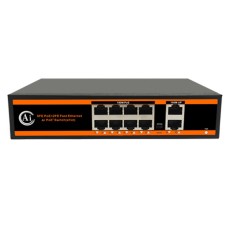 ND1P802ALF-8*10/100M BIT PORTS 2*10/100M UPLINK PORT WATCHDOG POE SWITCH