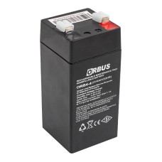 ORBUS ORB4-4 4 VOLT - 4 AMPER DİK AKÜ (45 X 45 X 100 MM)