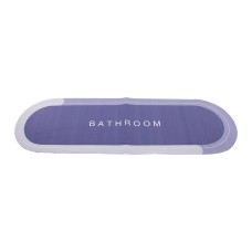 OVAL   DÜZ RENKLİ  SU EMİCİ - SİHİRLİ  BANYO PASPASI  ELASTİK  116 X 37.5CM