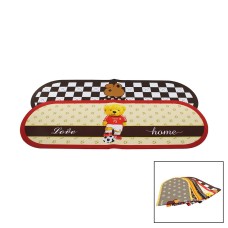 OVAL RENKLİ DESENLİ - RESİMLİ SU EMİCİ - SİHİRLİ  BANYO PASPASI ELASTİK 116 X 37.5CM