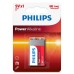PHILIPS 6LR61-P1B 9 VOLT POWER ALKALİN PİL (TEKLİ) PHILIPS 6LR61-P1B 9 VOLT POWER ALKALİN PİL (TEKLİ)