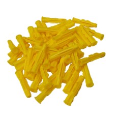 PLASTİK DÜBEL SARI (100 ADET)  (ROKET DÜBEL 10 MM)