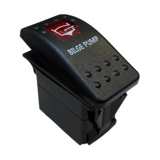 POMPA IŞIKLI 3P ON-OFF 12-24V MARIN SWITCH (IC-134M-S8)