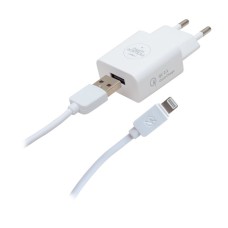 5 VOLT 2100 MA HIZLI ŞARJ BAŞLIK ADAPTÖRÜ + IPHONE KABLO DAHİL