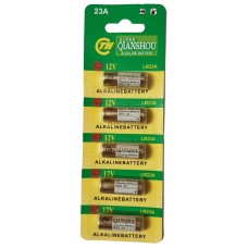 QIANSHOU LR23A 12 VOLT KALIN 23A ALARM PİLİ 5Lİ PAKET