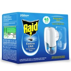 RAİD ELEKTRO SET LİKİT 45 GECE - ELEKTRO LİKİT ISITICI & YEDEK ŞİŞE=27.4ML