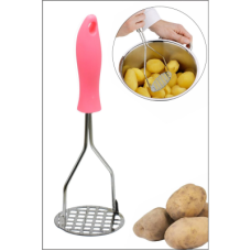 RENKLİ SAPLI METAL PATATES EZİCİ