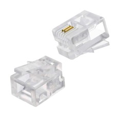 RJ 11 TELEFON SOKETİ 6P/2C (100LÜK PAKET)