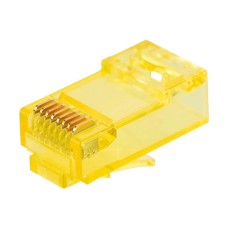RJ45 RJ45 CAT6 8P/8C SARI SOKET (100LÜ PAKET)