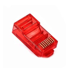RJ45 RJ45 CAT6 8P/8C KIRMIZI SOKET (100LÜ PAKET)