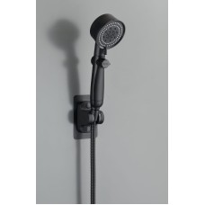 ROYAL SİYAH PERVANELİ KADEMELİ STOPLU  DUŞ BAŞLIK