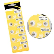 Saat Pili - Düğme Pil 10lu Paket LR626-LR66 AG4-1.55V