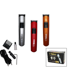 SAÇ SAKAL KESME TRAŞ MAKİNESİ AYARALI TARAK - KIRMIZI-TURUNCU-GRİ GÖVDE