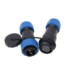 SD16 SU GEÇİRMEZ 2 PİN ERKEK-DİŞİ 16 MM KONNEKTÖR TAKIMI