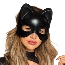 Siyah Deri Görünümlü Kedi Maskesi – Cosplay & Maskeli Balo Siyah Deri Görünümlü Kedi Maskesi – Cosplay & Maskeli Balo