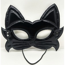 Siyah Renk Kumaş Malzemeden İmal Eva Kedi Maskesi 19x15 cm