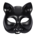 Siyah Renk Lüks Kedi Maskesi 12x13 cm