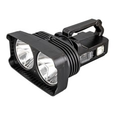 SÜPER PARLAK PİLLİ - ŞARJLI - 4 FARKLI MOD SEÇENEKLİ BATTAL BOY EL FENERİ W5123