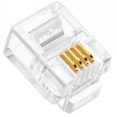 TELEFON SOKETİ RJ11 6P/4C (100LÜK PAKET)