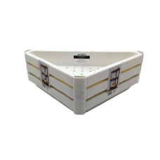 ÜÇGEN - BEYAZ PRATİK RAF ÜNİTESİ PLASTİK