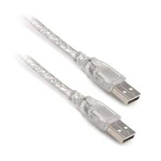 USB ERKEK-ERKEK KABLO 3 METRE ŞEFFAF