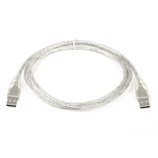 USB ERKEK-ERKEK KABLO 1.5 METRE ŞEFFAF