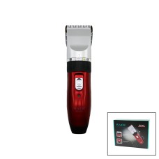 WAER WA-001 SAÇ SAKAL KESME TRAŞ MAKİNESİ ÇİFT BATARYAFİŞ ŞARJLIKESİM AYARLI BIÇAK=0.8--2.0MMR.KROM KAPLI GÖVDE