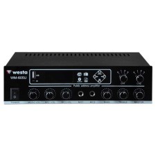WESTA WM-605U 2 BÖLGELİ 2 MİK. GİRİŞLİ 100 WATT TRAFOLU ANFİ