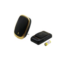 WİRELESS KABLOSUZ KAPI ZİLİ  PİLLİ   100MT MENZİL  SİYAH RENK