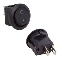 YÜKSELTİCİ ANAHTARI YUVARLAK  (IC-133) SİYAH * BEYAZ